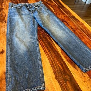 Hey gang jeans size 27 loose Richmond crop